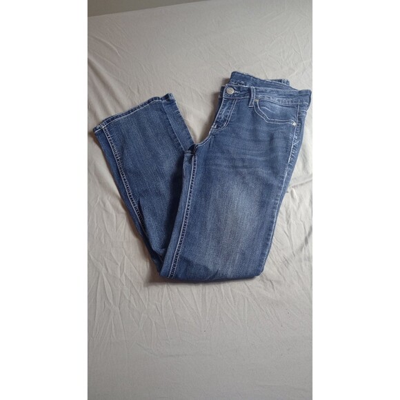 Unbranded Jeans Women's Size 6 Boot cut Low Rise Y2k Cottagecore Preppy Floral - Picture 1 of 7